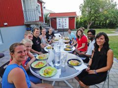 Dining outside